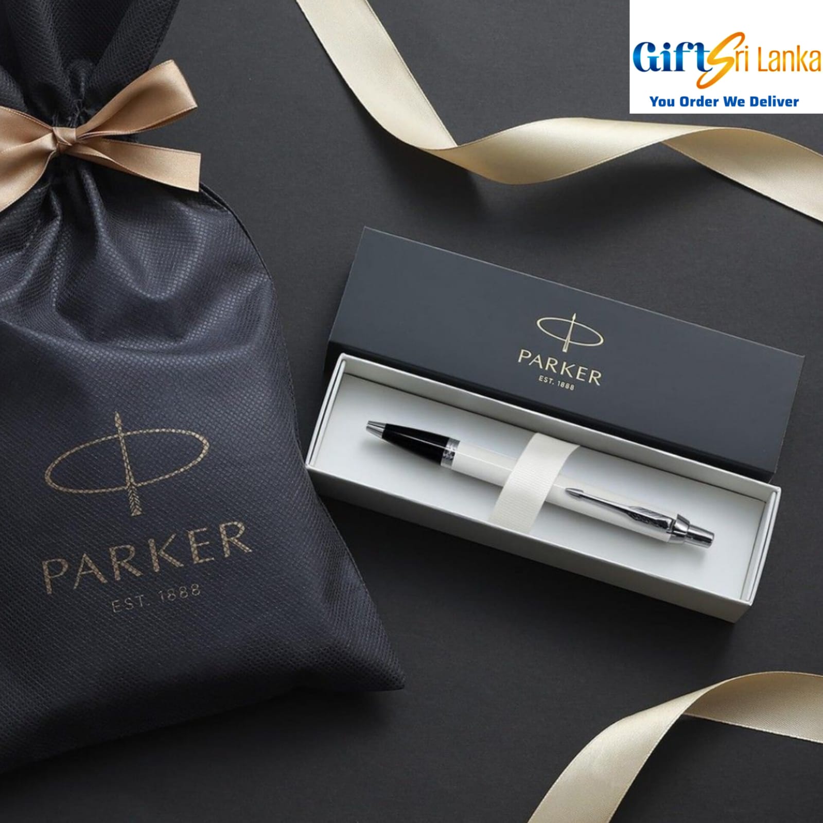 Premium Parker Pen Set with Luxury Box & Pouch