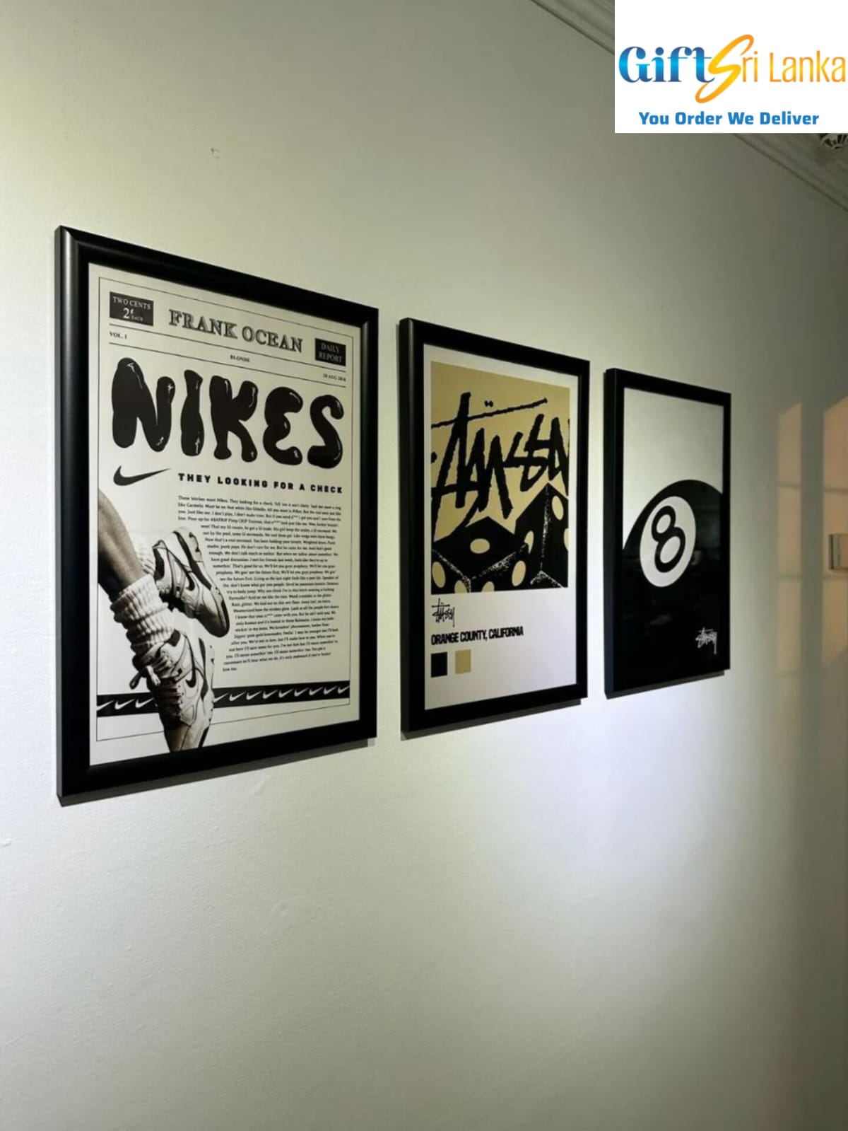 Modern Minimalist Wall Art Frame Set (A4)