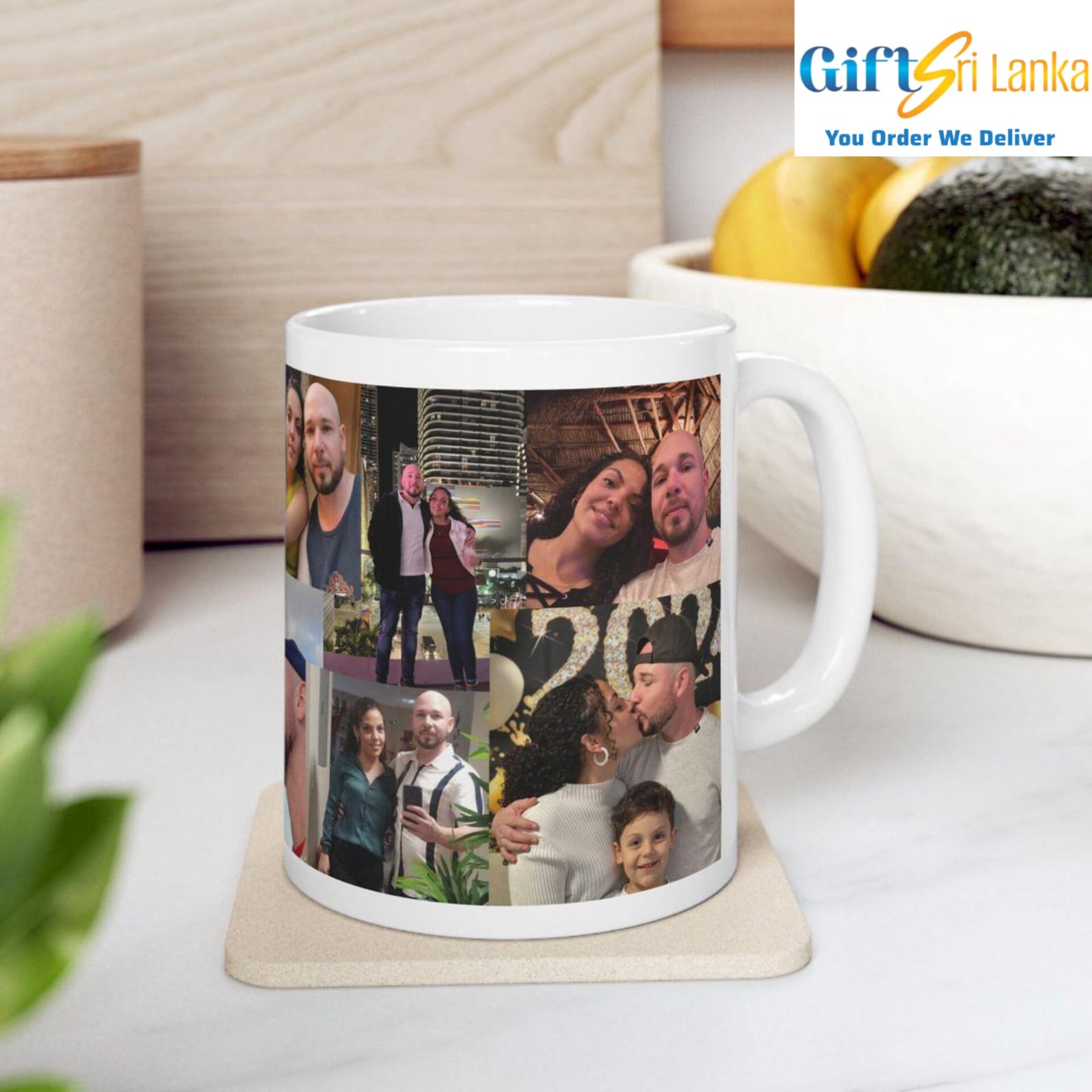 Personalized Love Story Photo Mug