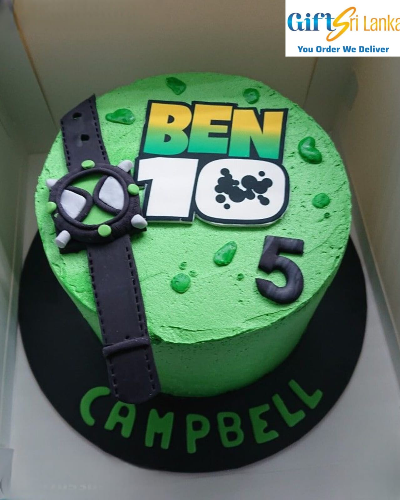 Butter icing cake 1kg (Ben-10)