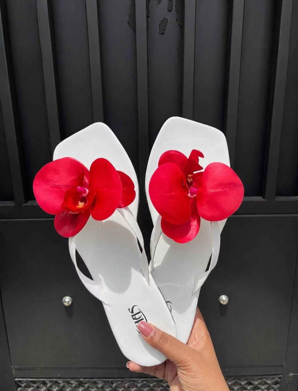 Floral Summer Sandals | Colorful Women's Casual Flower Slippers