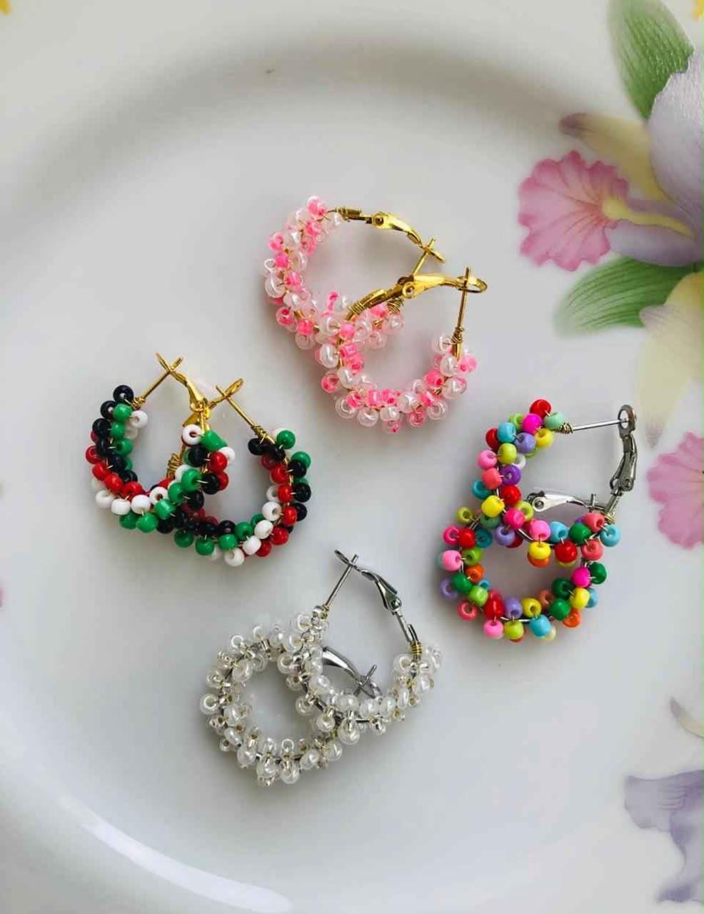 Handmade Floral Earrings | Colorful Artisan Earrings for Women