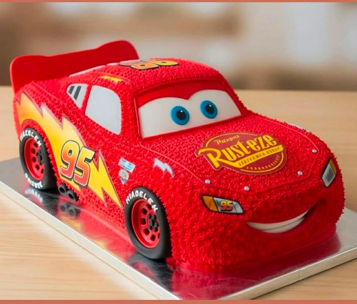 Race Car Theme Birthday Cake | Custom Celebration Cake for Kids & Car Lovers