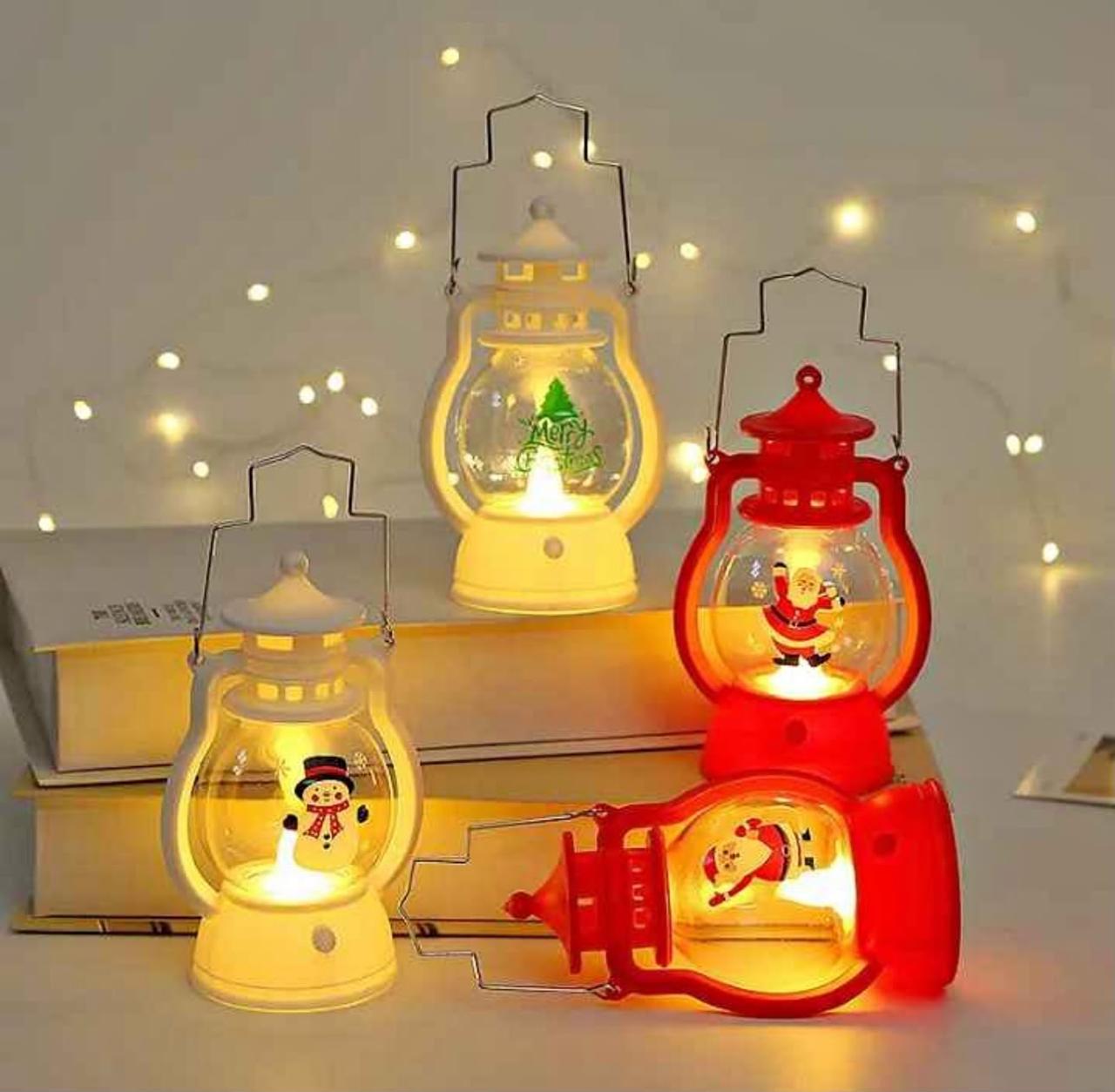 Christmas Lantern Decor | Festive LED Holiday Lantern for Home Decoration