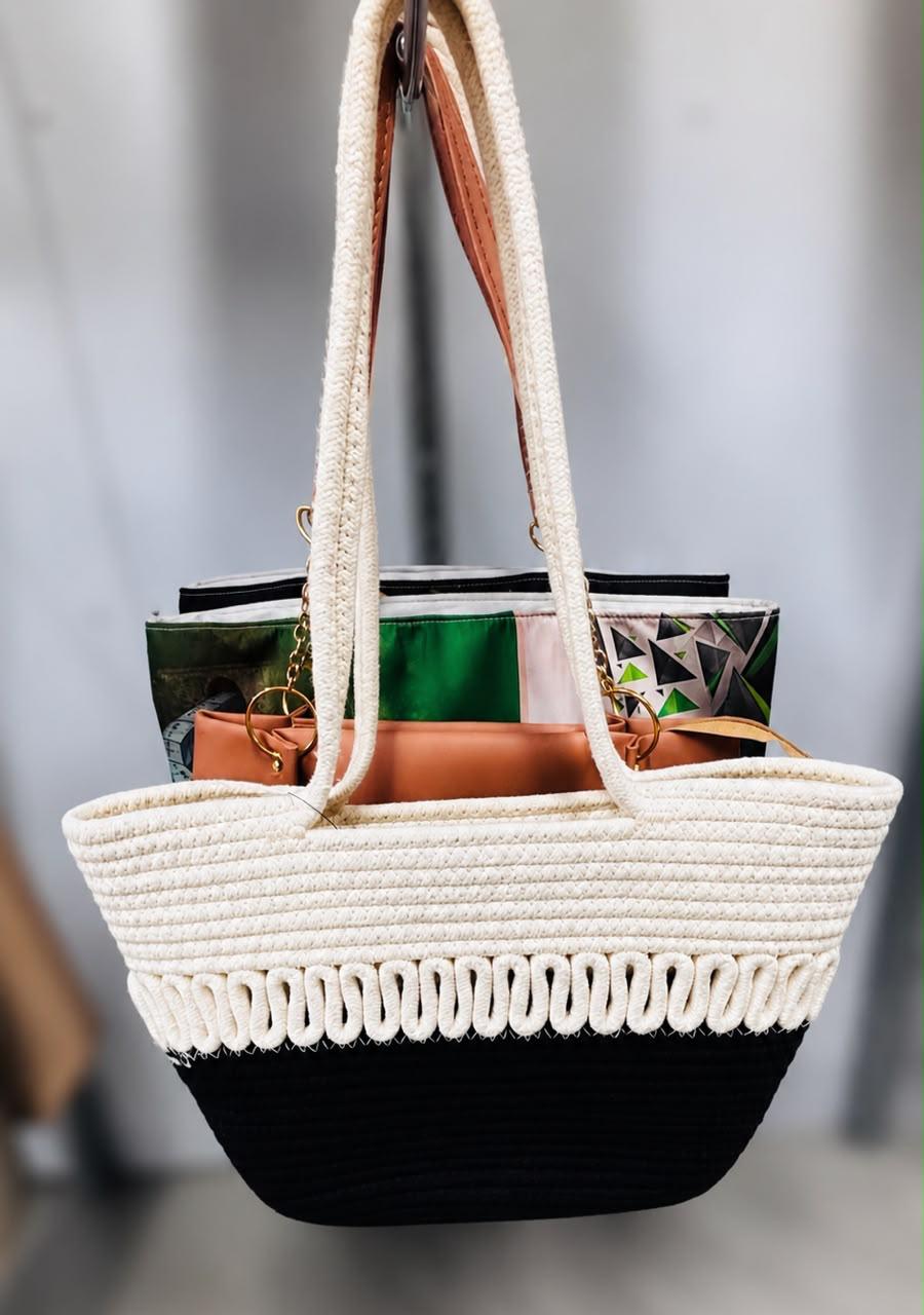 Stylish Woven Tote Bag | Elegant Everyday Handbag for Women