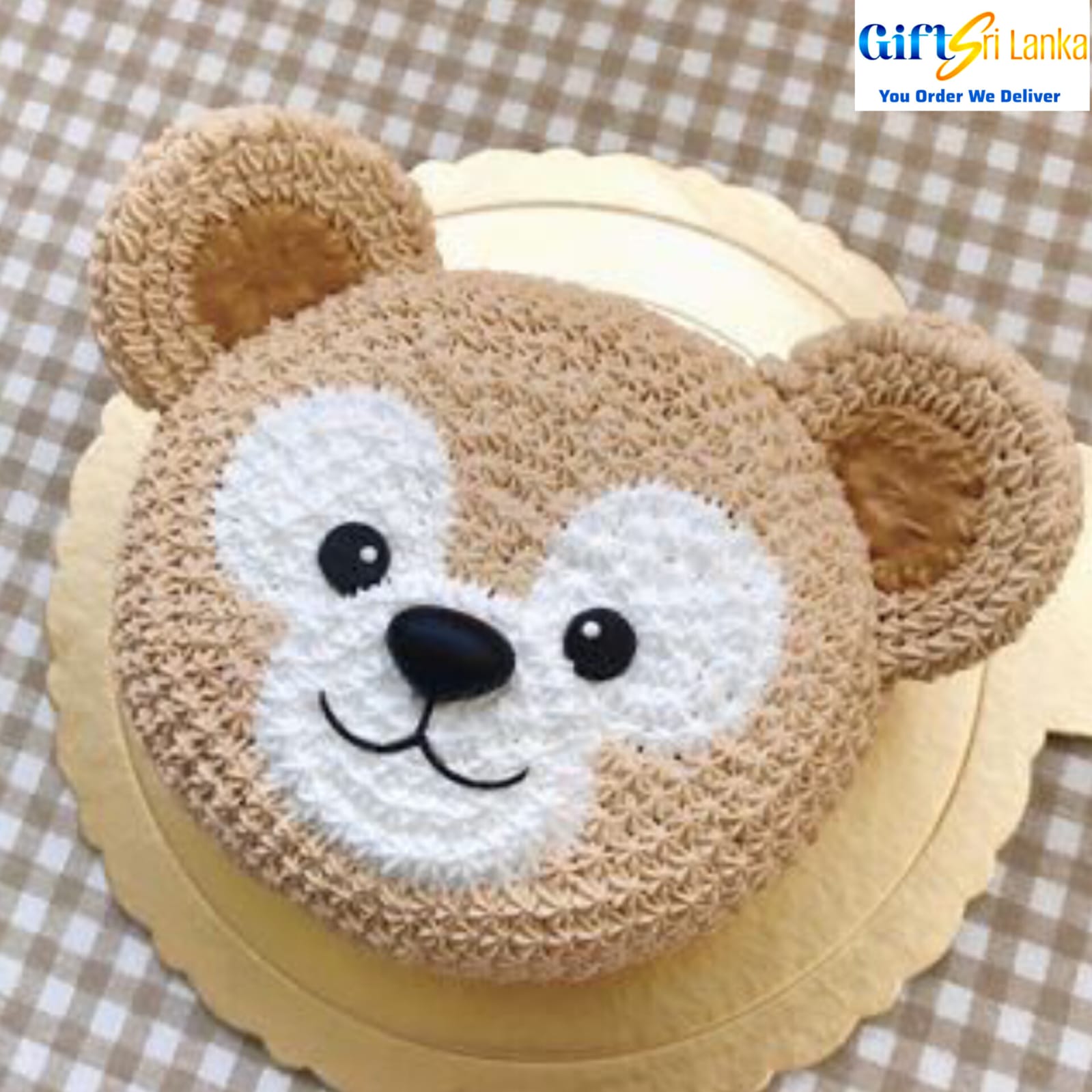 Cute Teddy Bear Theme Cake-1kg