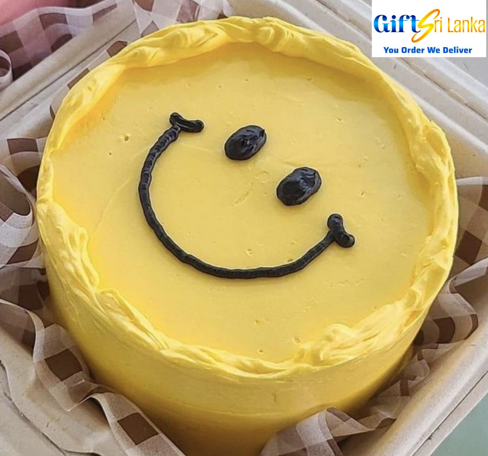1kg Butter icing cake (Smile face)